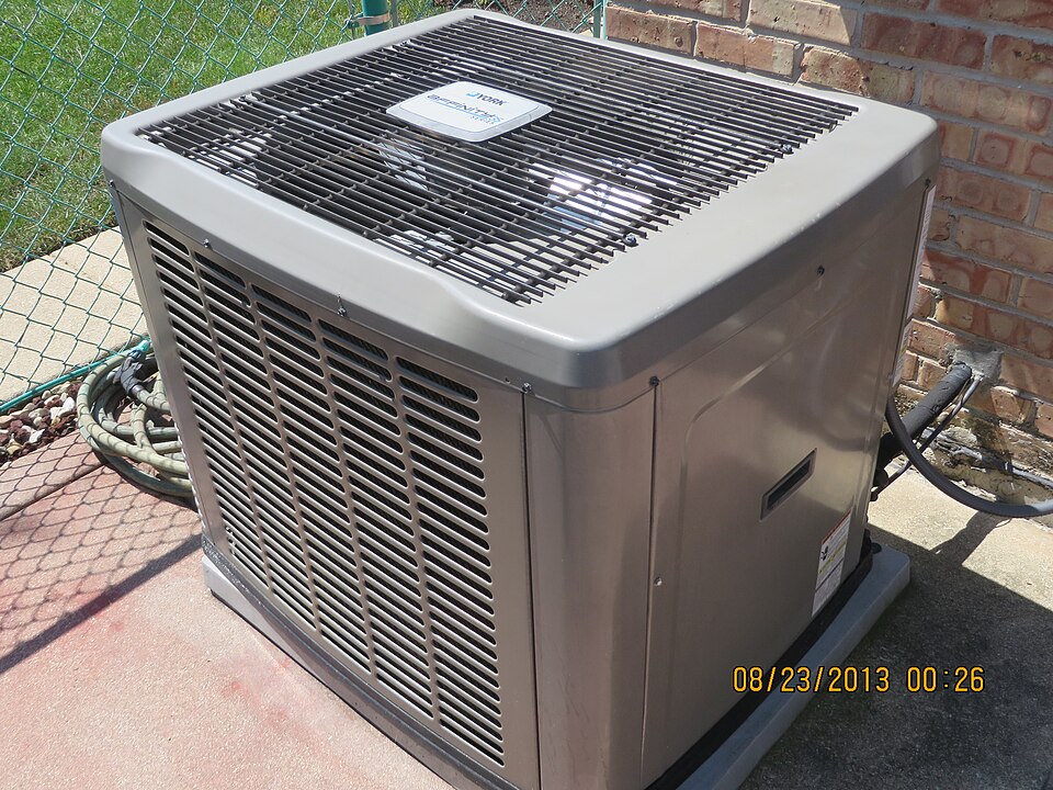 Central air conditioning condenser